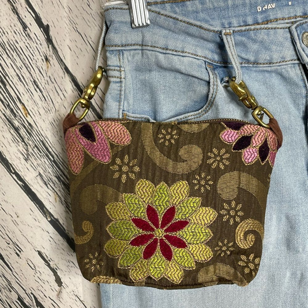 Artsy Fartsy by Lisa Green Brocade Pouch w/Belt Clips